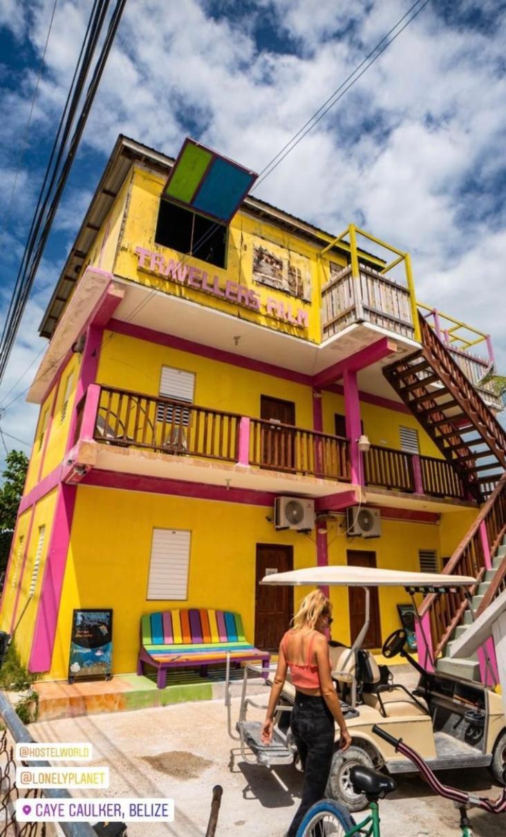 Travellers Palm Backpackers Vandrerhjem Caye Caulker Eksteriør bilde