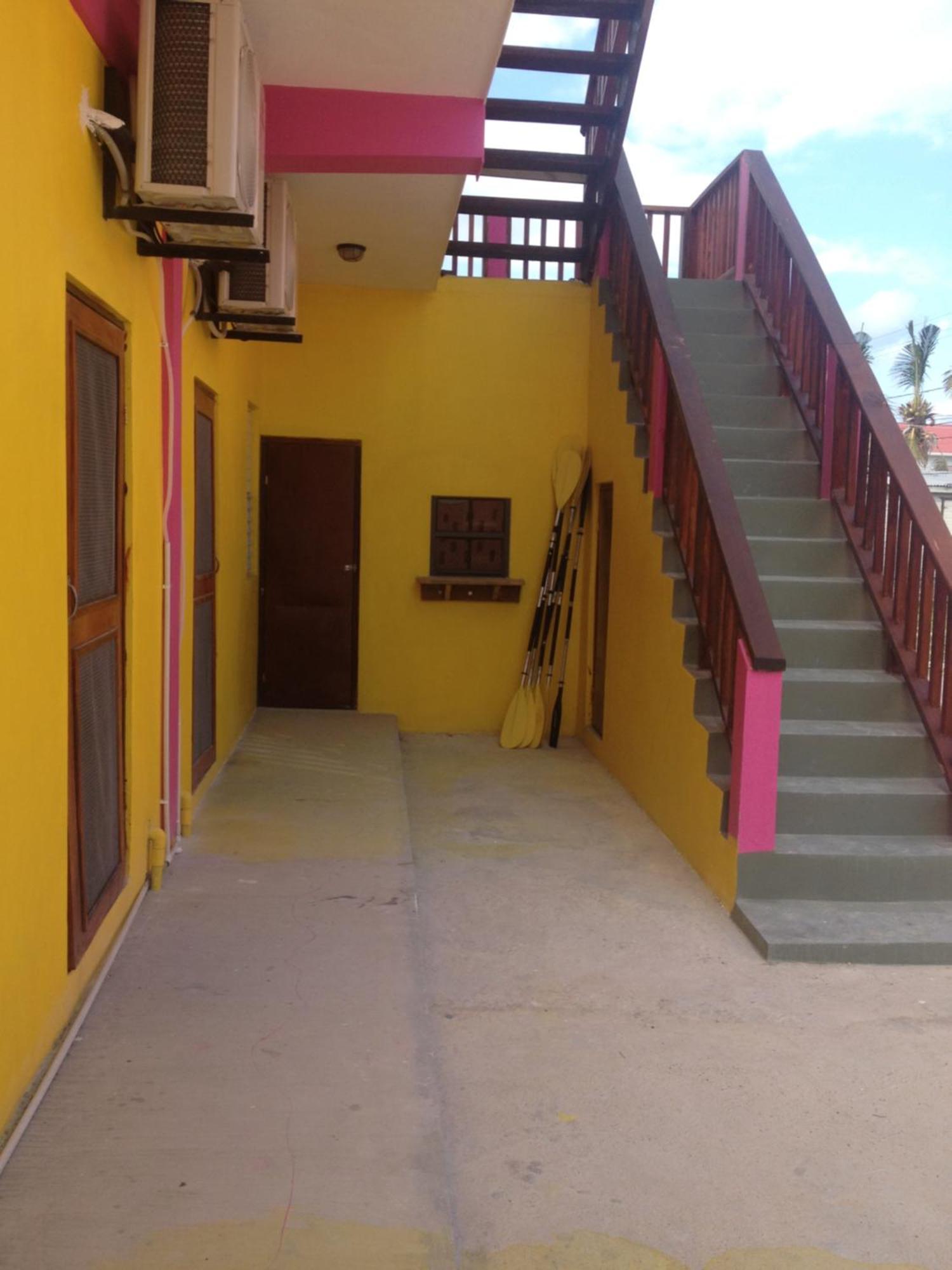 Travellers Palm Backpackers Vandrerhjem Caye Caulker Eksteriør bilde